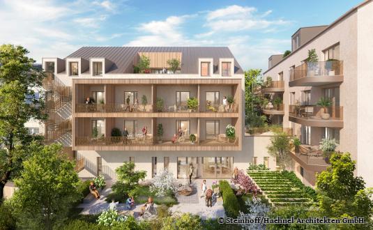 Rückansicht auf das geplante Hospiz in Böblingen